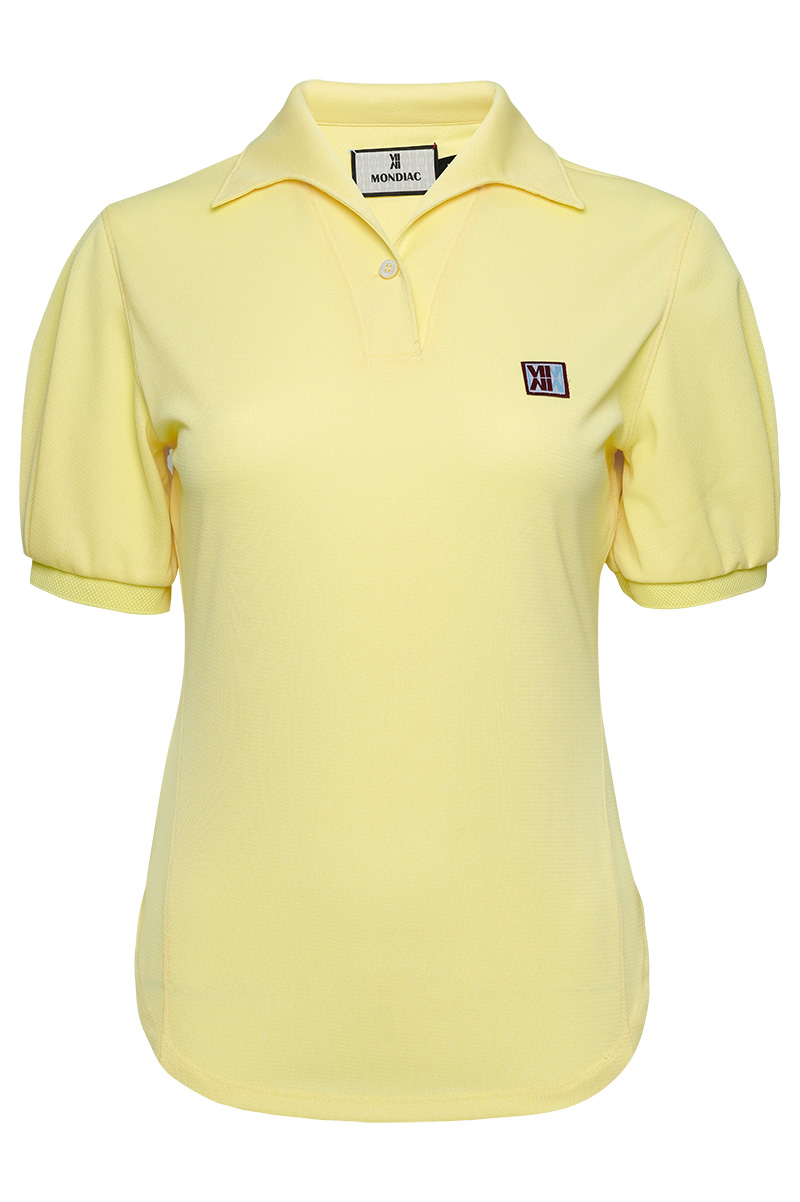 Women&#039;s signature one-piece collar shirt - Yellow Mondiac(몬디악)
