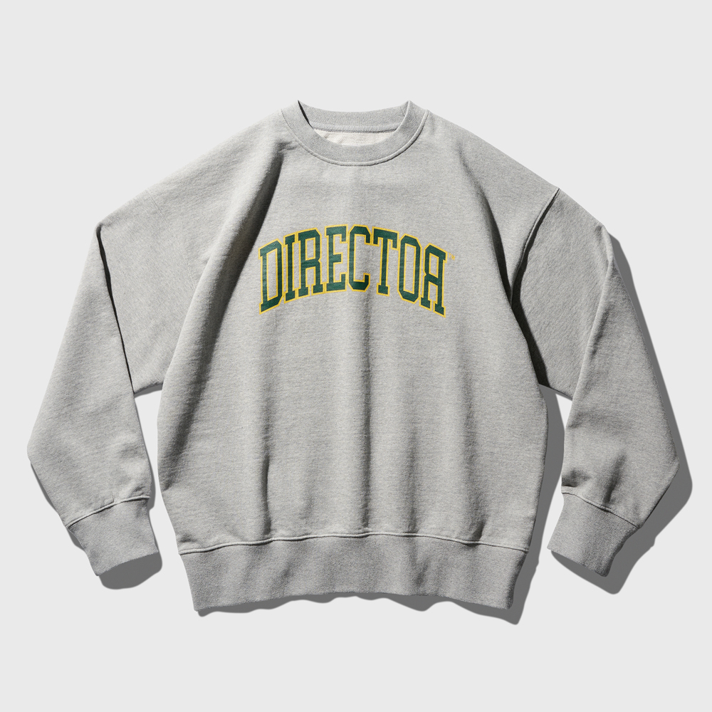 DTRO+AFST Director Sweat Shirts(2C Print)8% Melange Grey(New Wide Fit)AMFEAST(암피스트)
