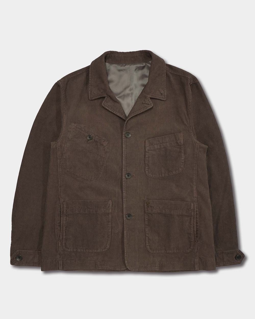 Corduroy unbalance pocket jacket - Brownbirbante(비르반테)