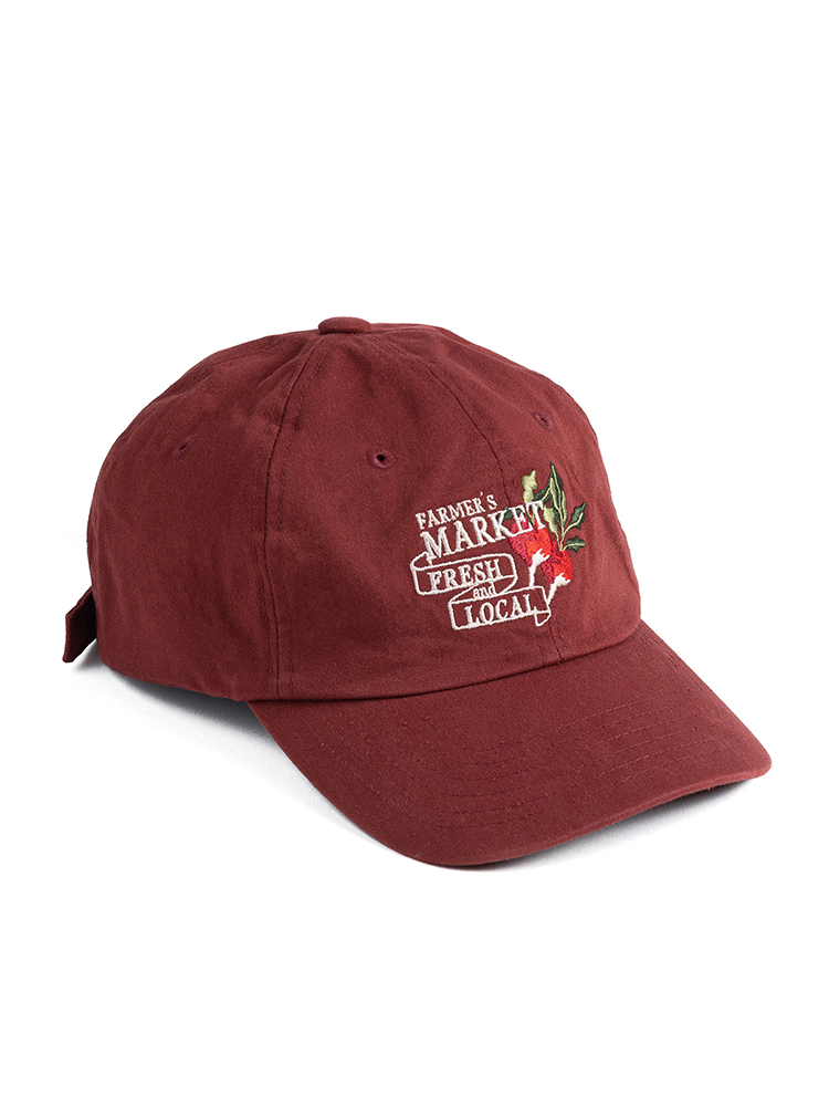 CT FARMERS MARKET CAP (DARK RED)Wild Bricks(와일드브릭스)