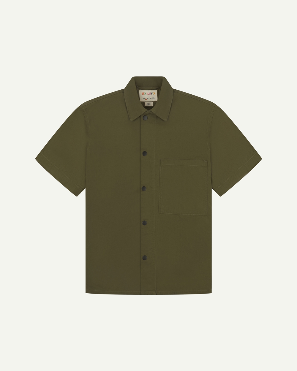 #6003 lightweight short sleeve shirt (olive)USKEES(어스키스)